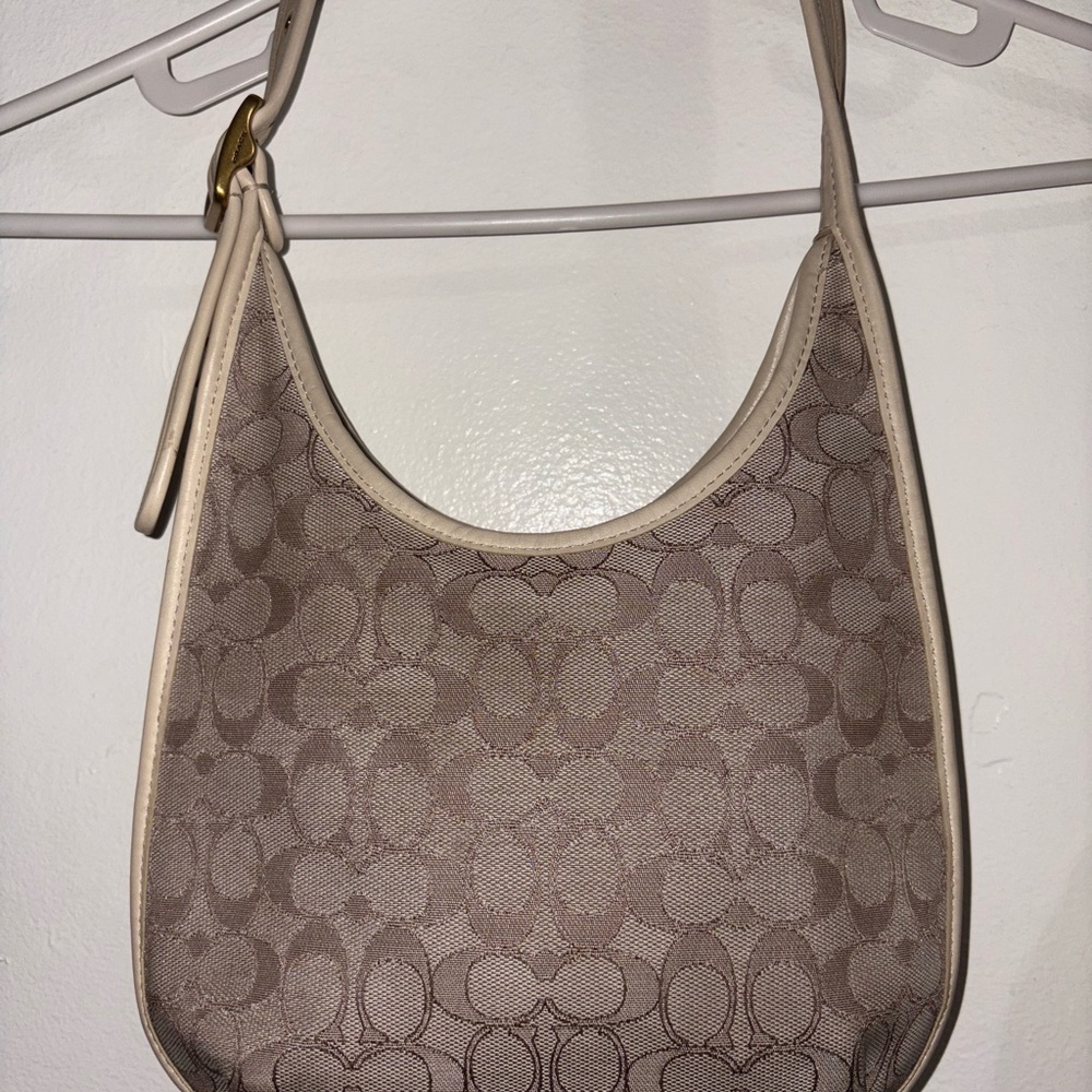 Coach Tan Signature Hobo Bag